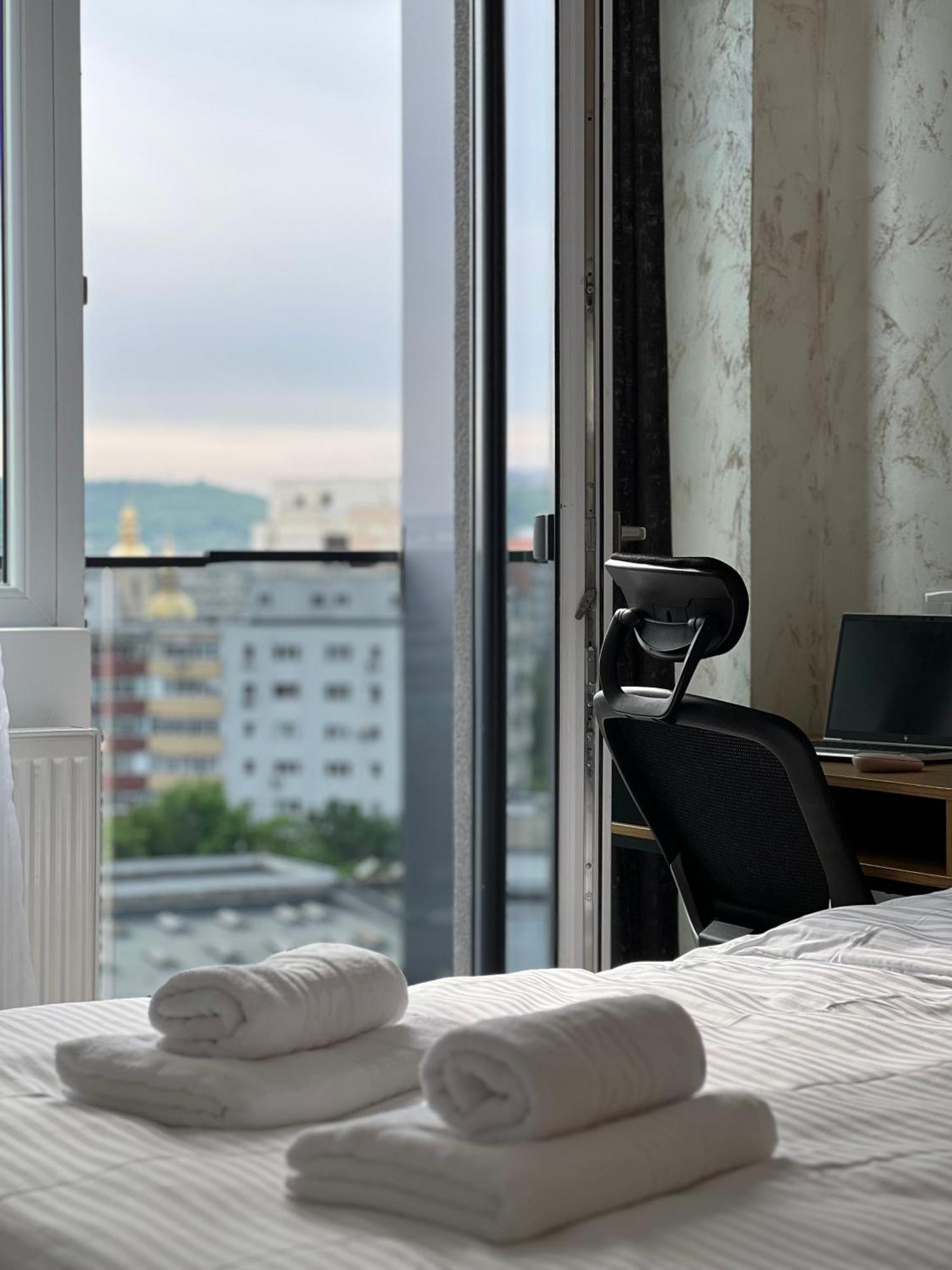 Studios & Apartments Palas By Glam At Lazar Towers Iasi Eksteriør billede